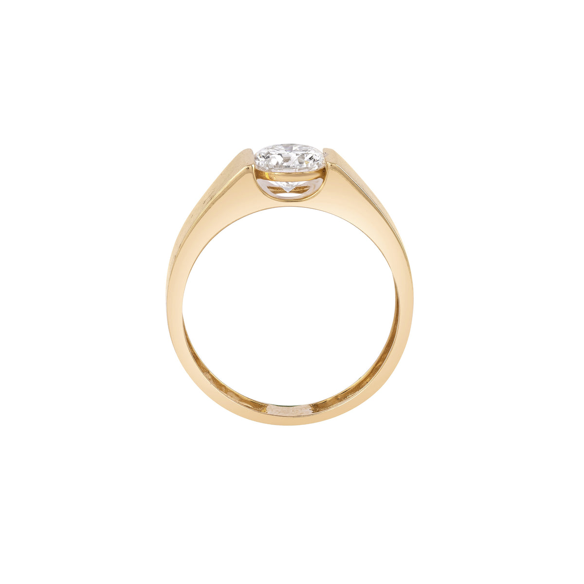 imperial bezel solitaire ring - view 3