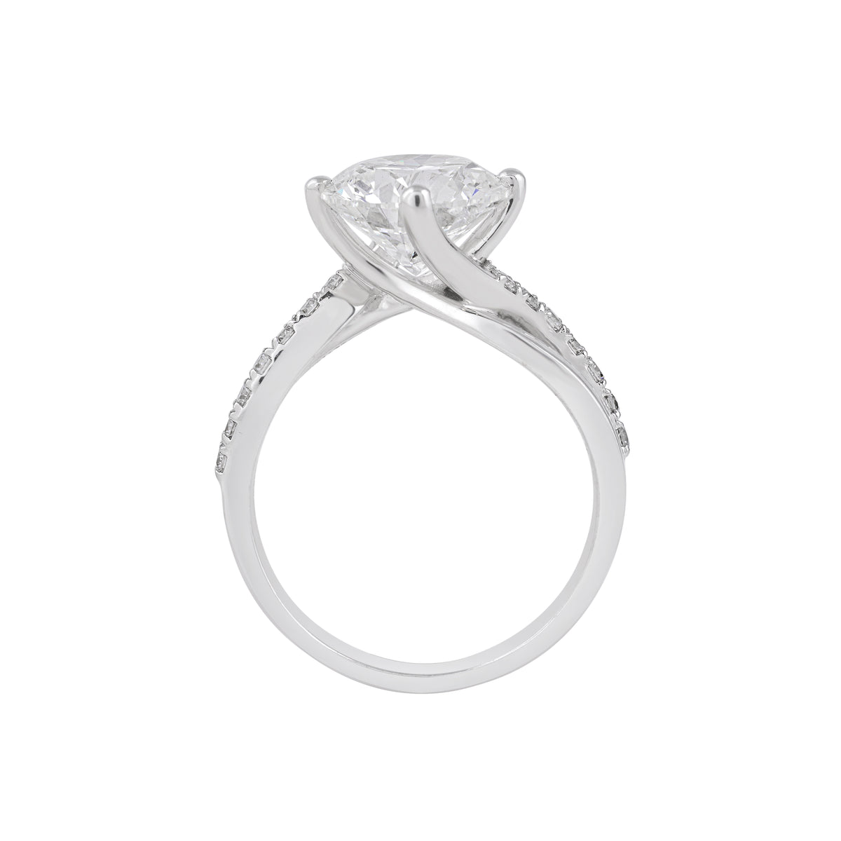 Eterna solitaire diamond ring - view 3