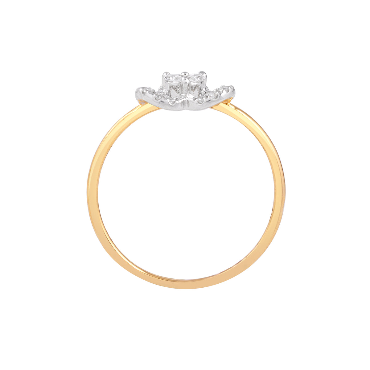 luna bloom diamond ring - view 3