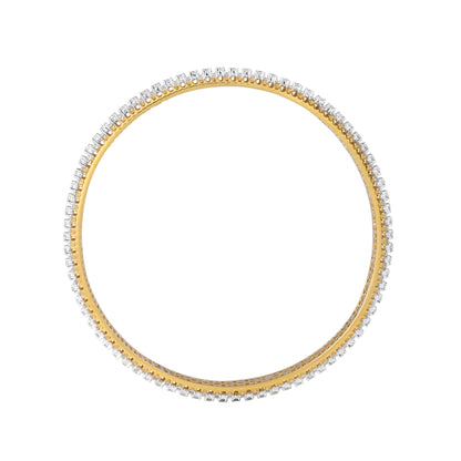 Full-circle Diamond-set Bangle