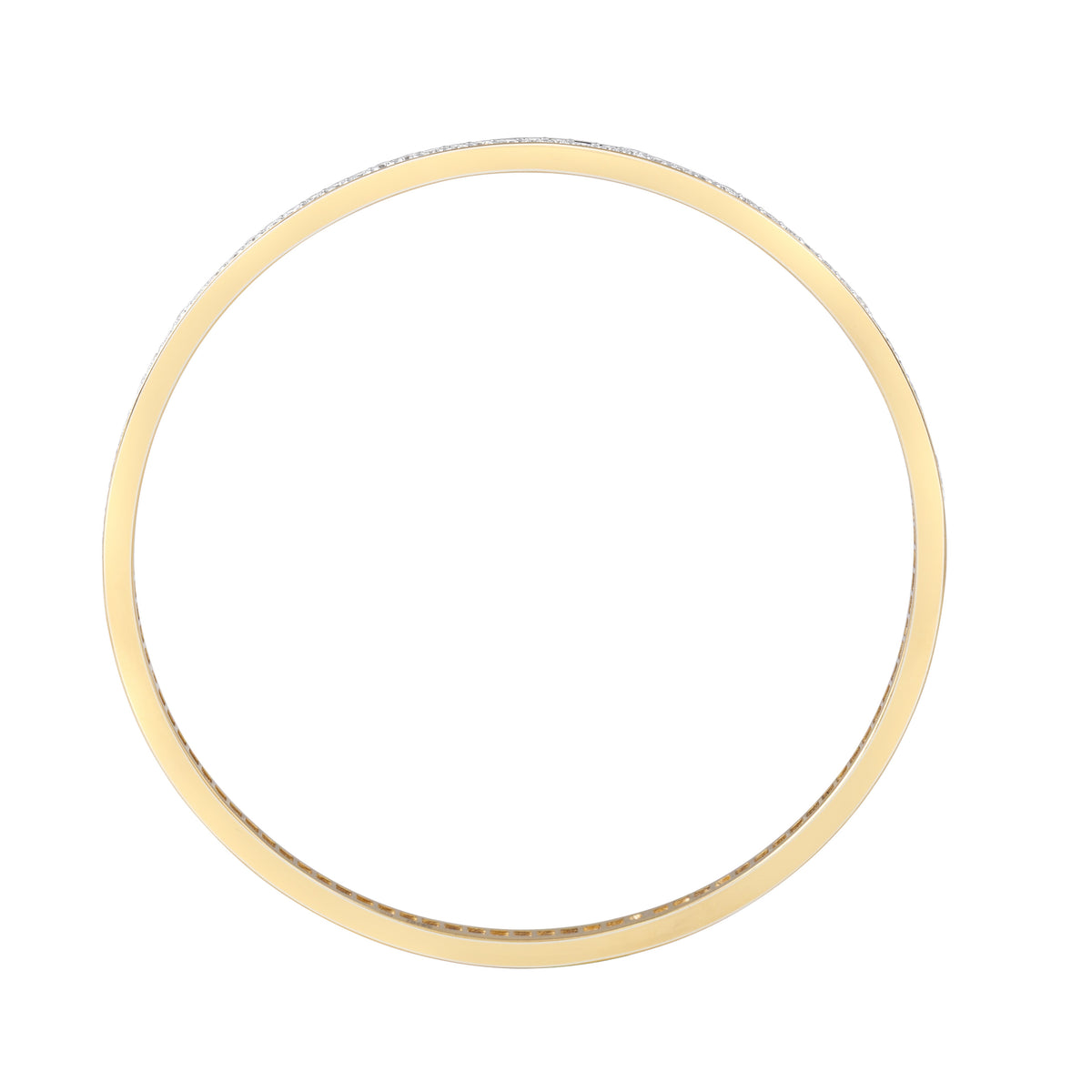 Single-row Diamond Bangle