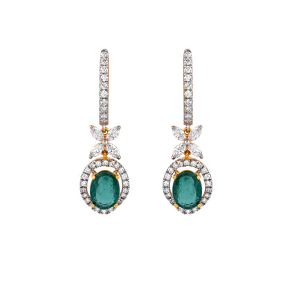 Emerald Drop Earring