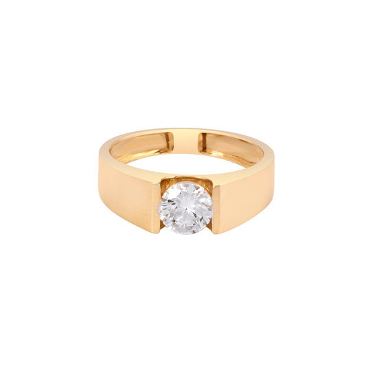 imperial bezel solitaire ring - view 1