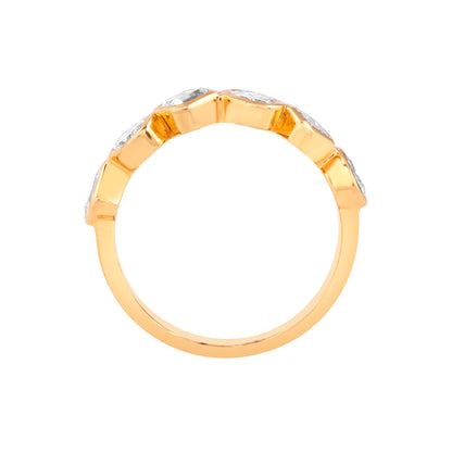 Bezel shape eternity band - view 3
