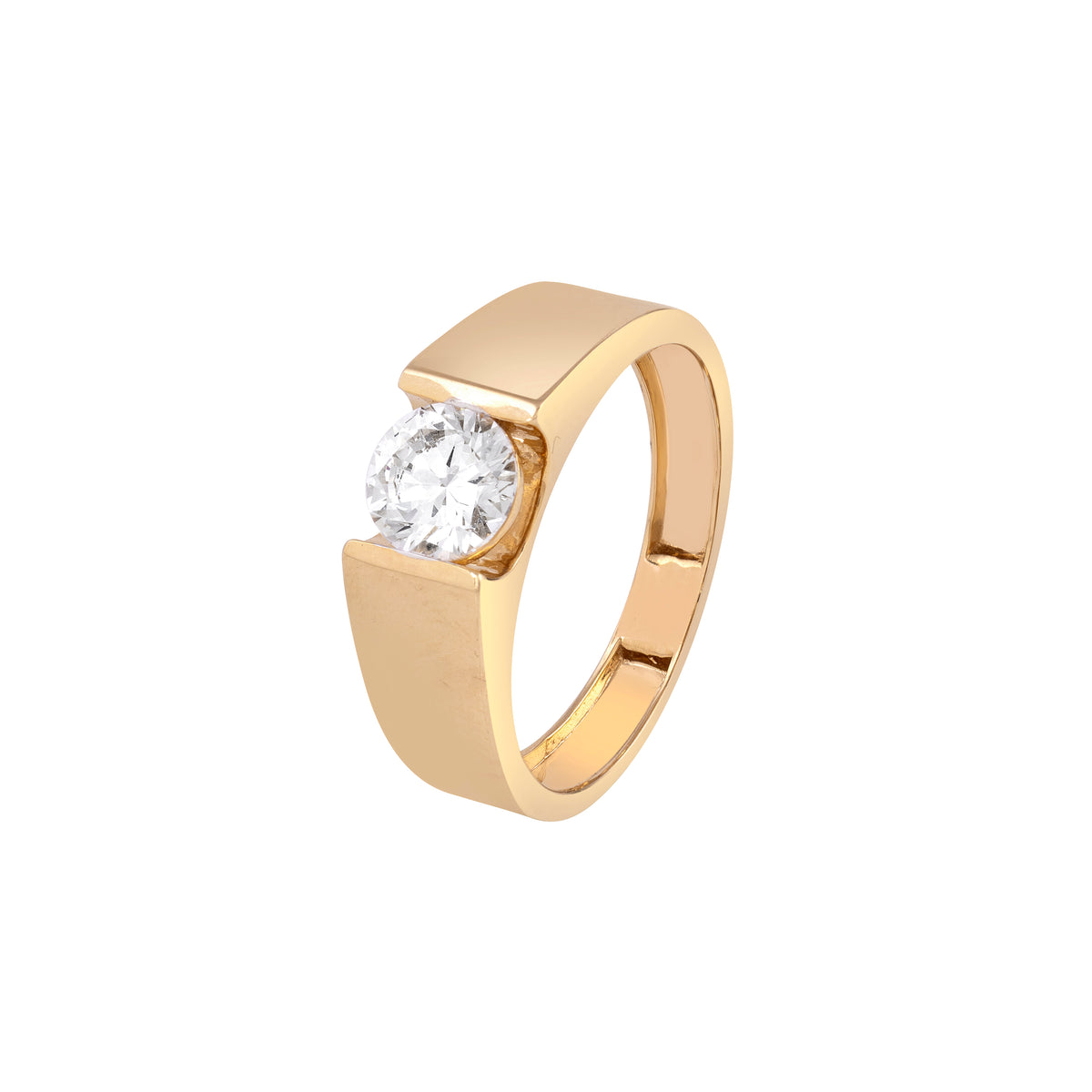 imperial bezel solitaire ring - view 2