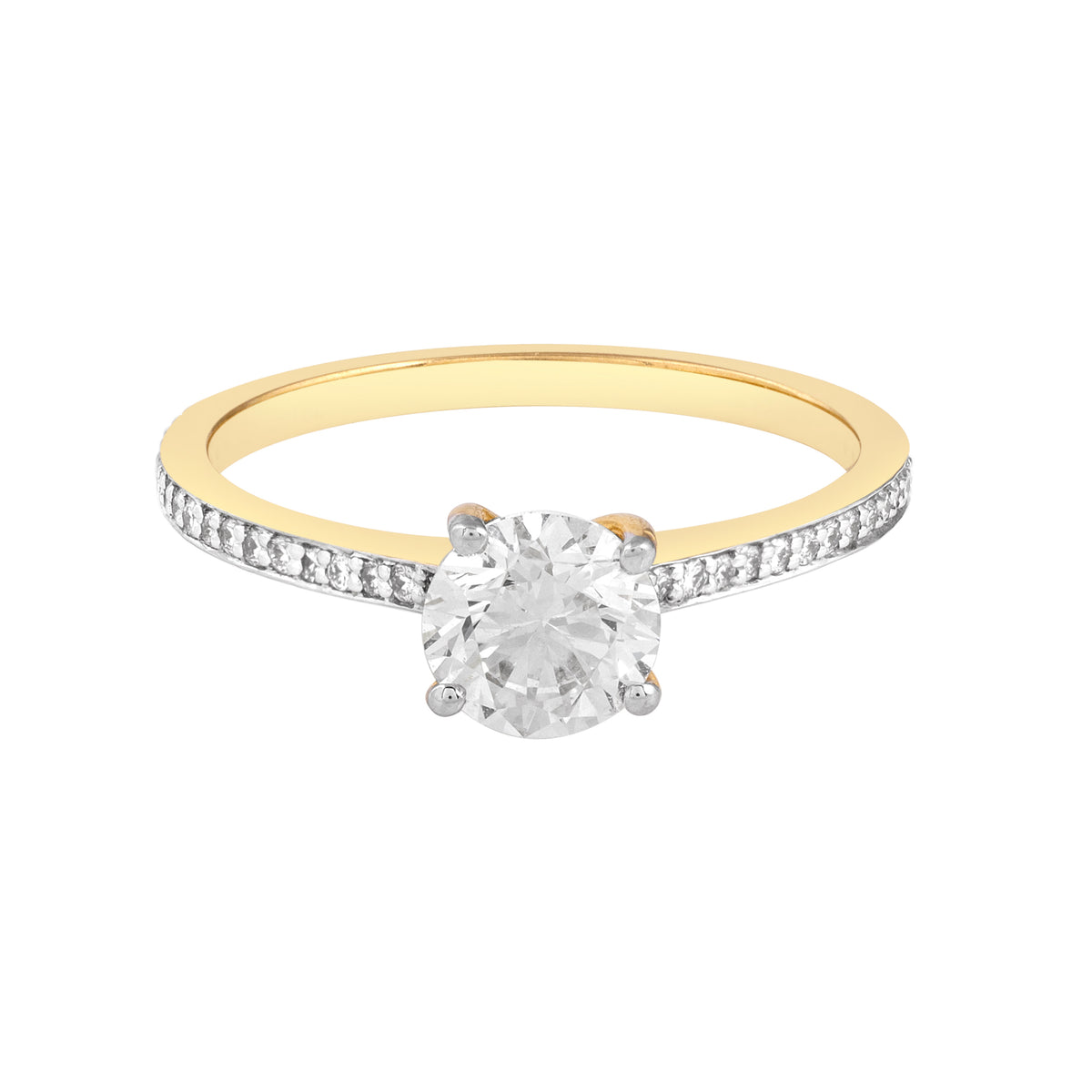 starlight solitaire ring - view 1