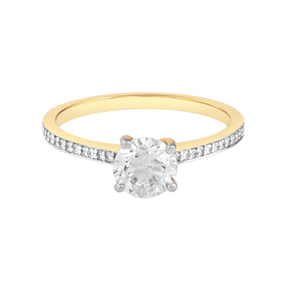 starlight solitaire ring - view 1