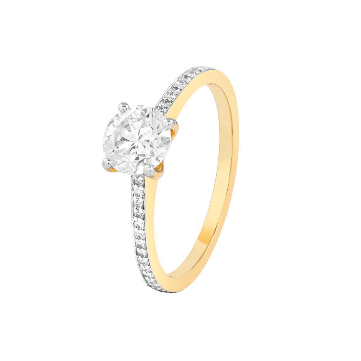 starlight solitaire ring - view 2