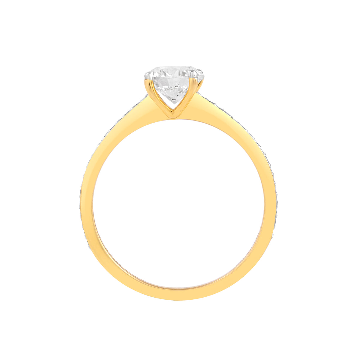 starlight solitaire ring - view 3