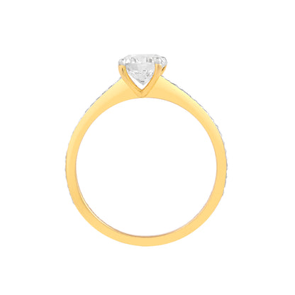starlight solitaire ring - view 3