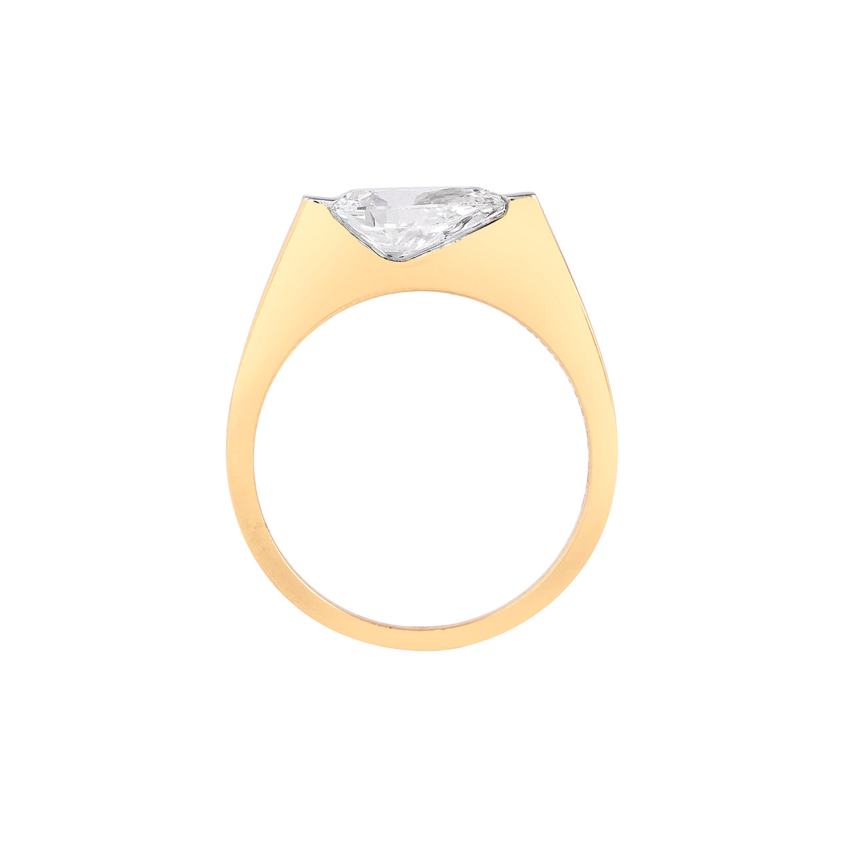 celeste pear ring - view 3