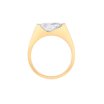 celeste pear ring - view 3