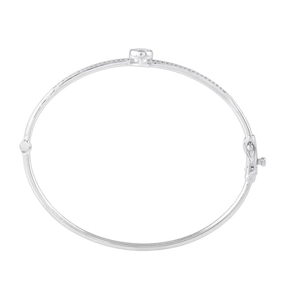 Pear shaped diamond bracelet - view 2