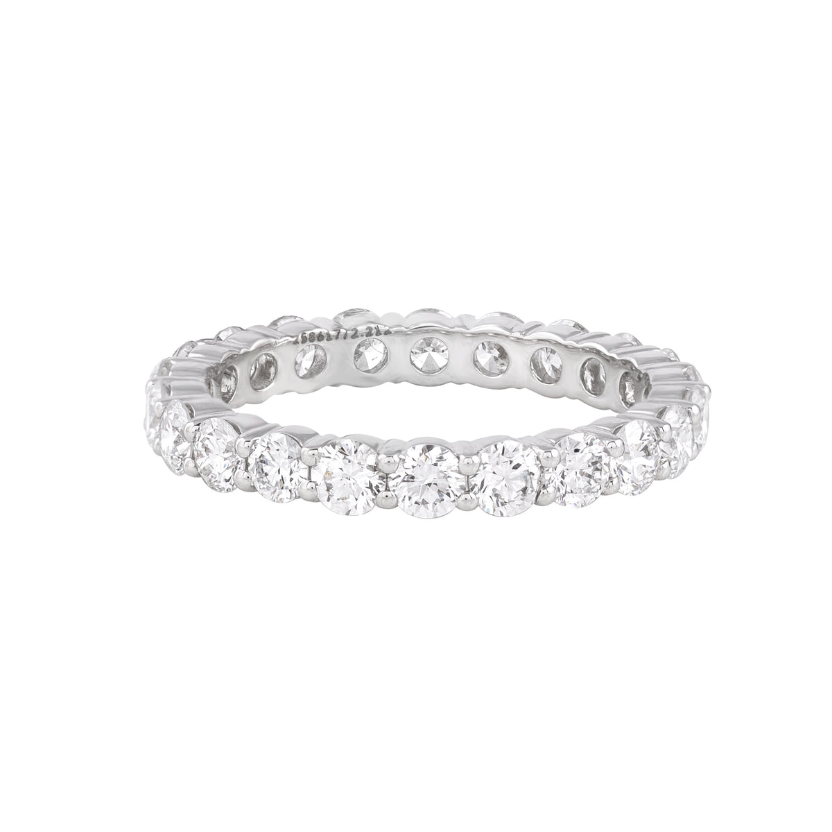 classic diamond eternity band - view 2