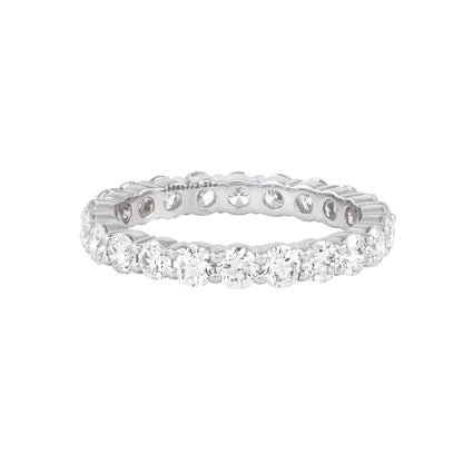 classic diamond eternity band - view 2