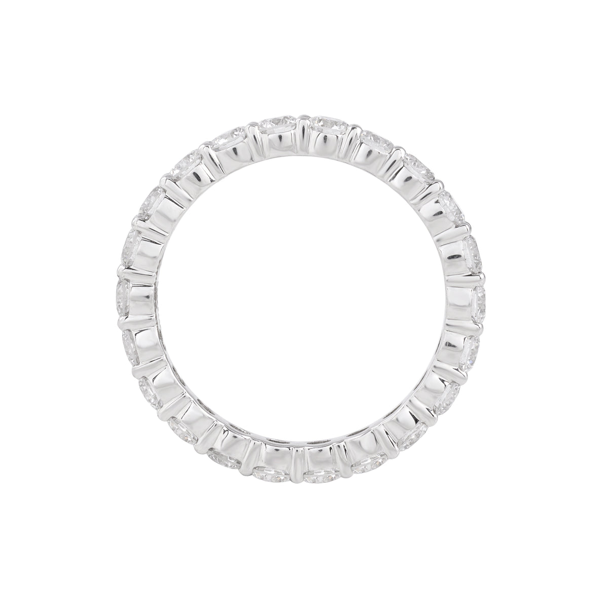 classic diamond eternity band - view 3