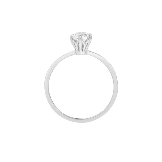 marquise solitaire ring - view 1