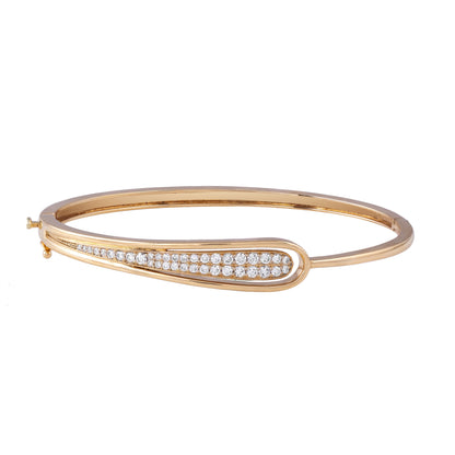 aurelia diamond bangle - view 1