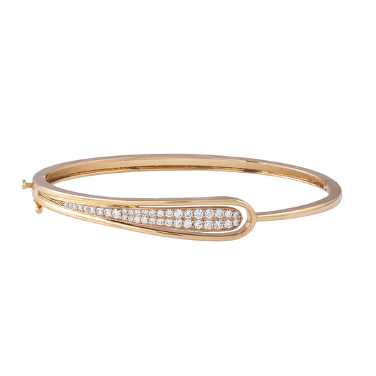 aurelia diamond bangle - view 1