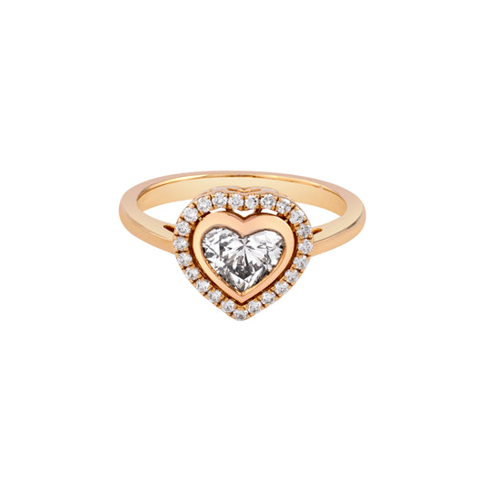 veloura heart ring - view 1