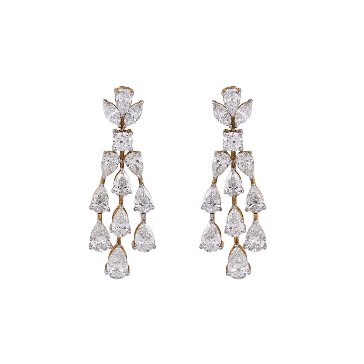 casacade hanging earrings - view 1