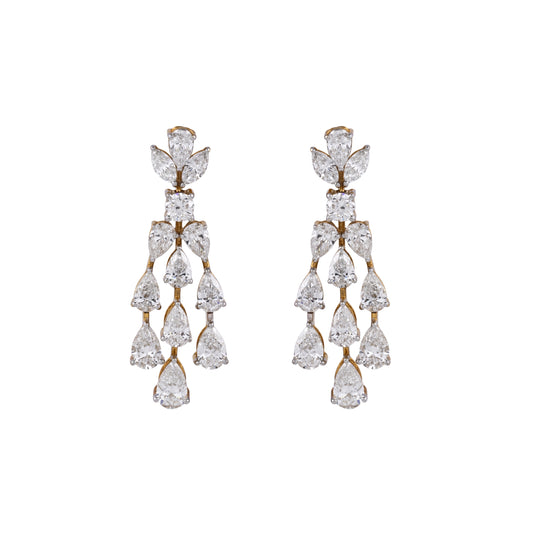 casacade hanging earrings - view 1