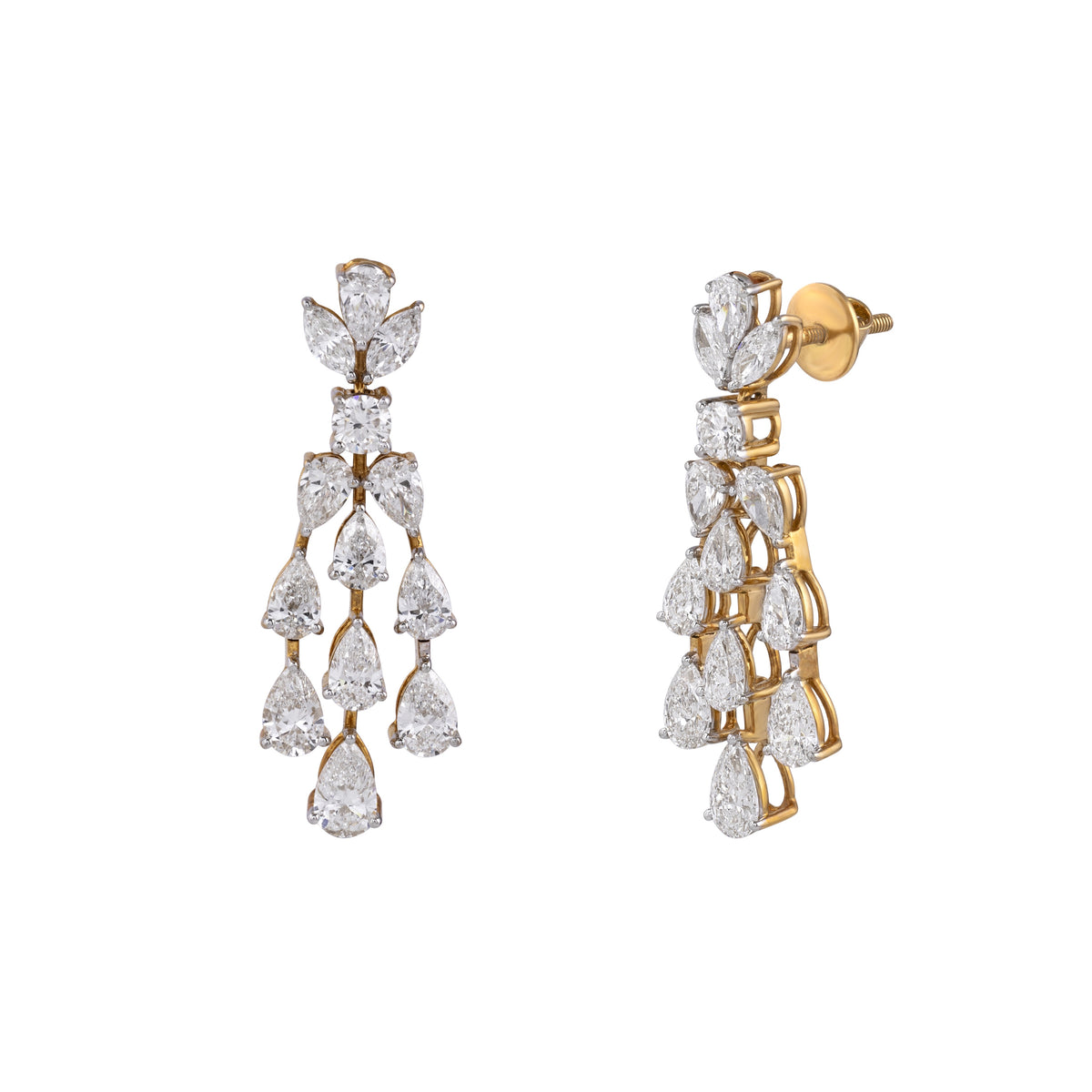 casacade hanging earrings - view 2