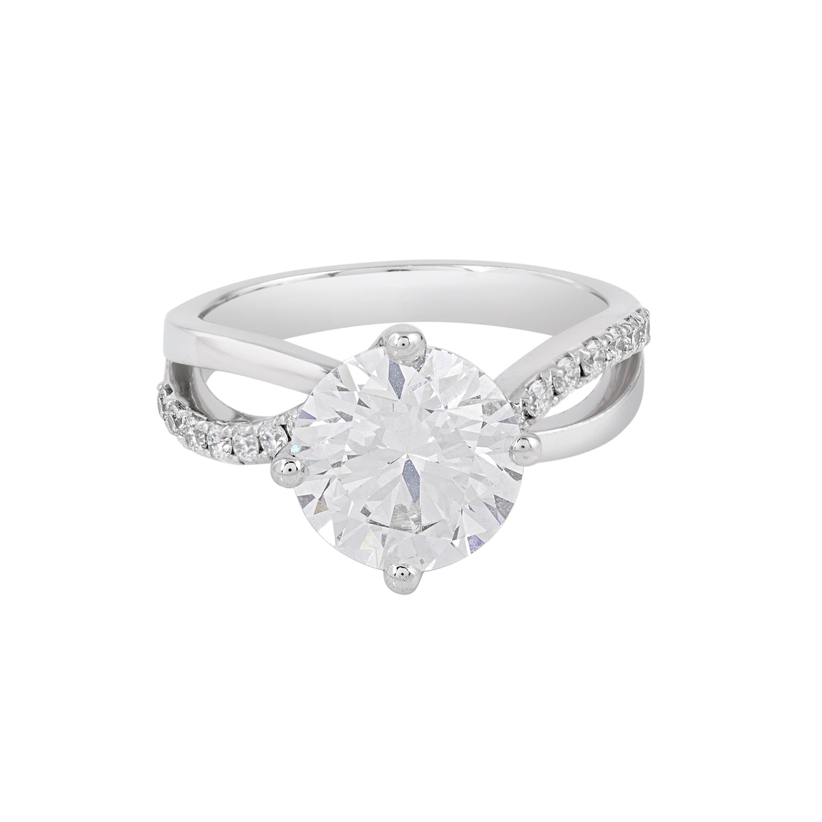 Eterna solitaire diamond ring - view 1