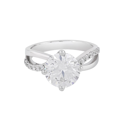 Eterna solitaire diamond ring - view 1