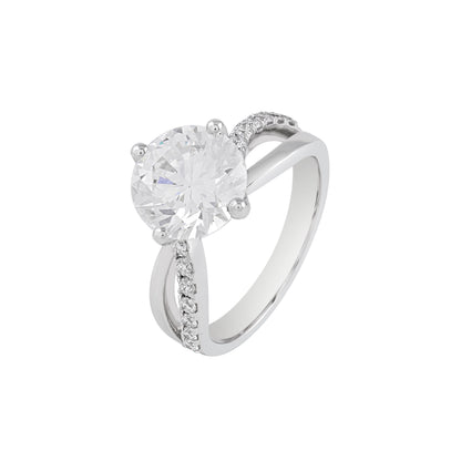 Eterna solitaire diamond ring - view 2