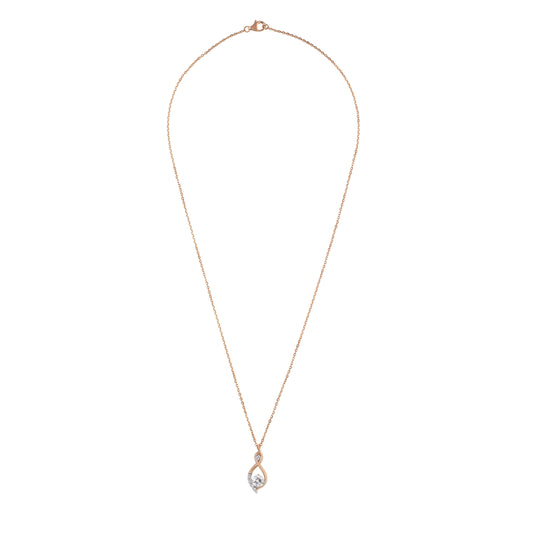 infinity twist chain locket - view 1