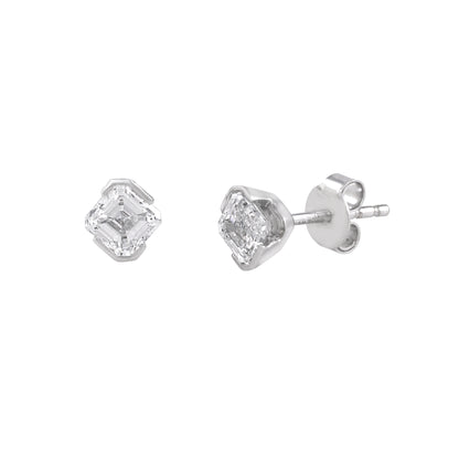 IMPERIA ASSCHER STUDS - view 1