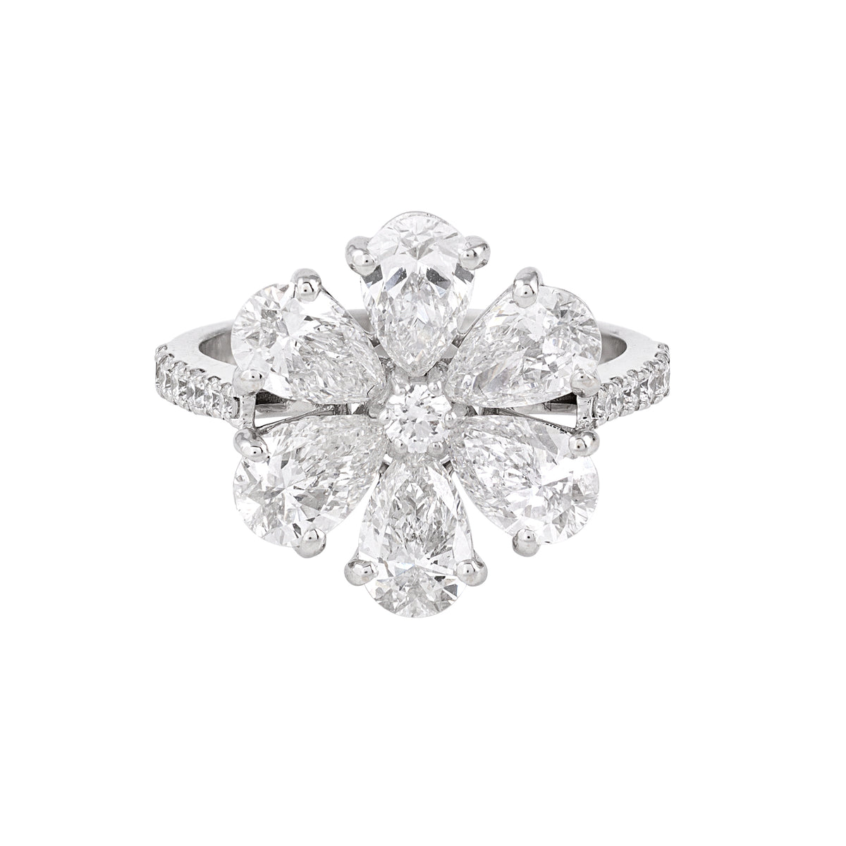 blossom diamond ring - view 1