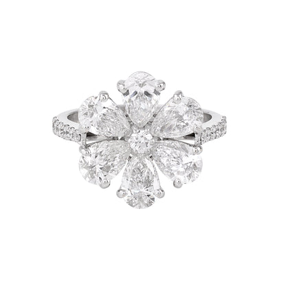 blossom diamond ring - view 1
