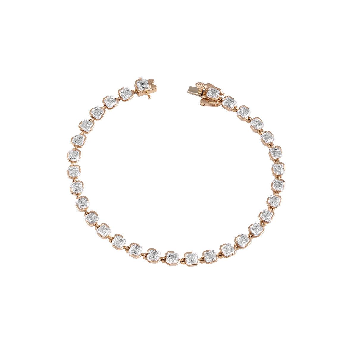 Ascher Cut Tennis Bracelet - view 2