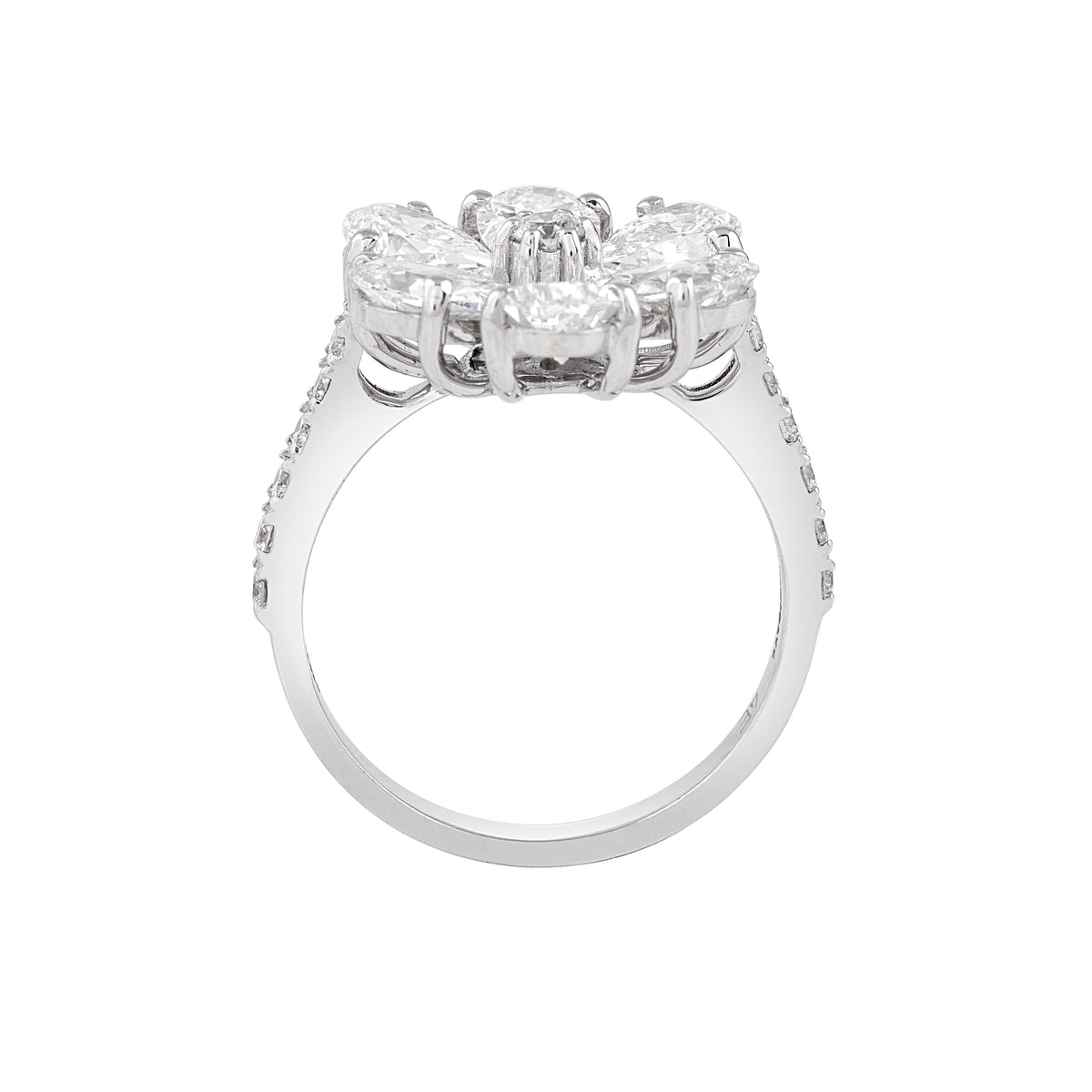 blossom diamond ring - view 3