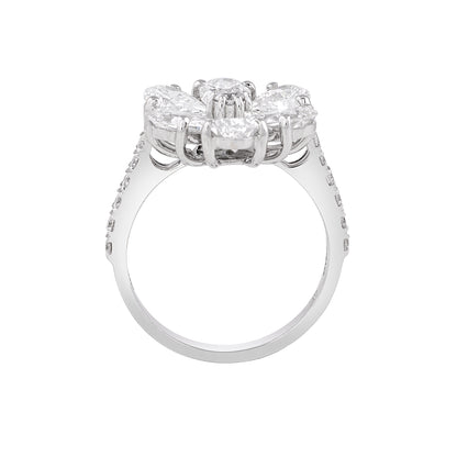blossom diamond ring - view 3