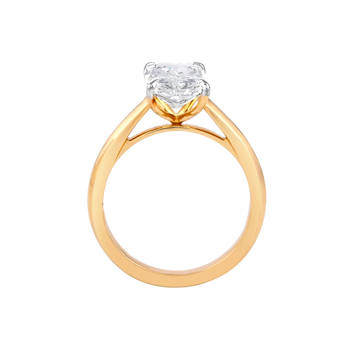 radiant grace solitaire ring - view 2
