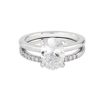 eterna oval ring set - view 1