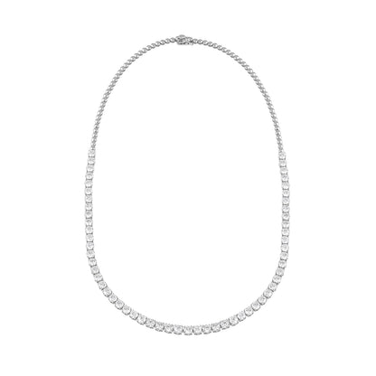 classic round solitaire necklace - view 1
