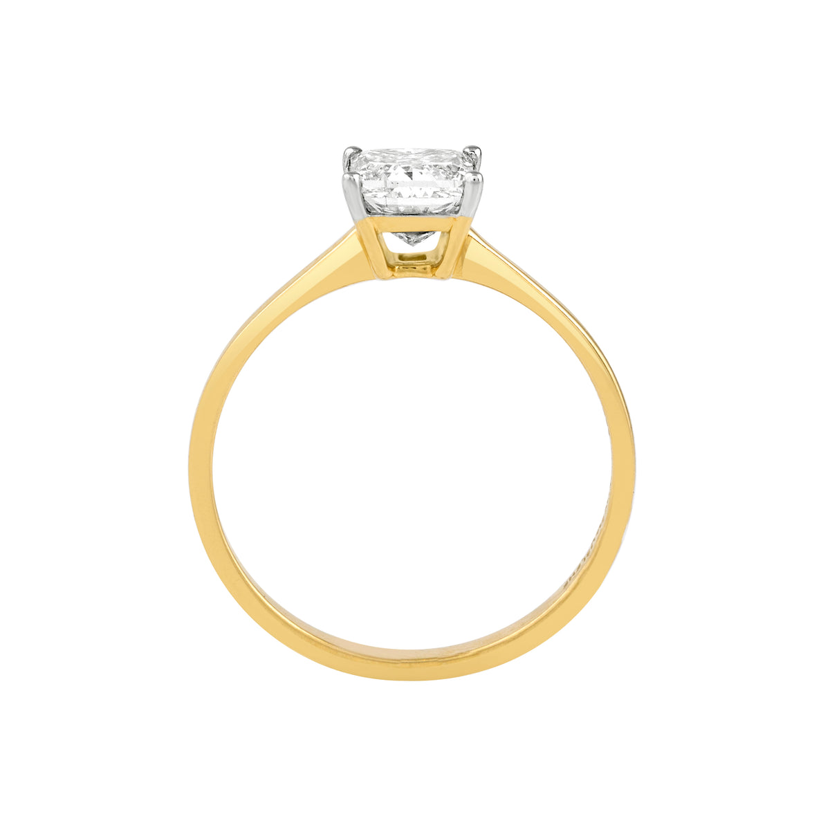 princess cut diamond ring - view 3