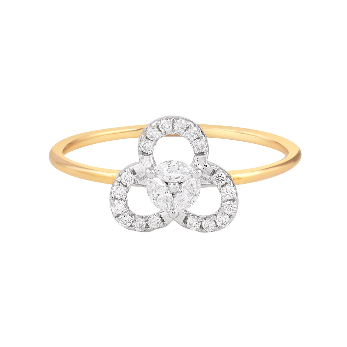 luna bloom diamond ring - view 1