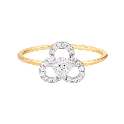 luna bloom diamond ring - view 1