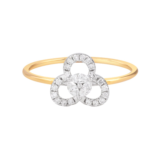 luna bloom diamond ring - view 1