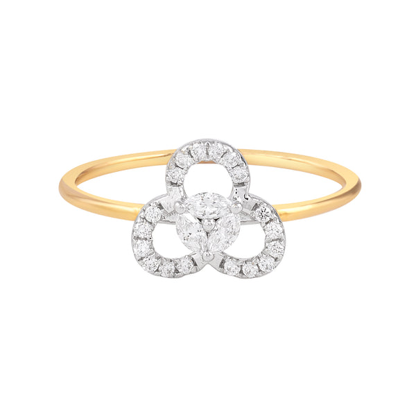 luna bloom diamond ring - view 1