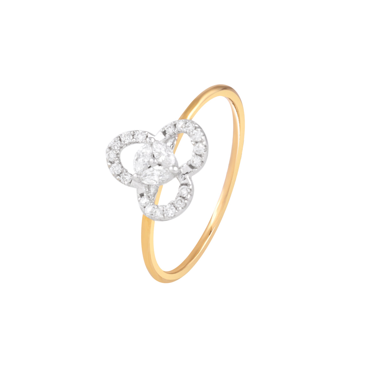 luna bloom diamond ring - view 2