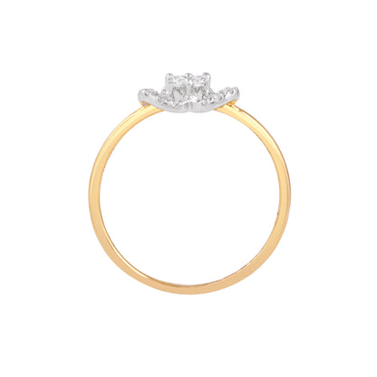 luna bloom diamond ring - view 3