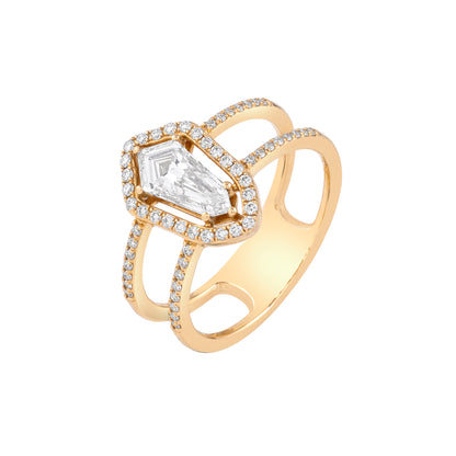 sheild cut ring - view 2