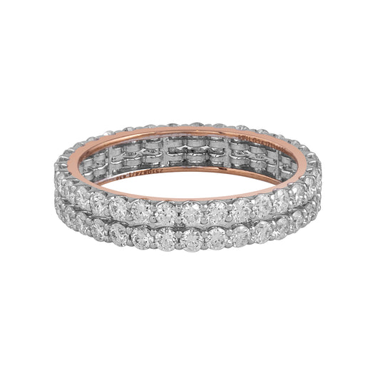 Double row eternity band - view 1