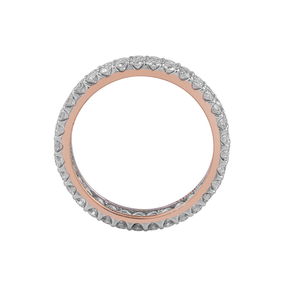 Double row eternity band - view 2